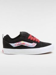 Vans Skórzane sneakersy "Knu Skool" w kolorze czarnym ze wzorem rozmiar: 43. Czarne trampki Vans, bez wzorów, bez zapięcia. Za 247.45 zł.