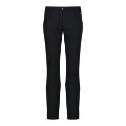 Spodnie Narciarskie Softshell Rozmiar 42 Czarny - 38A1586-U901. Czarne spodnie narciarskie CMP, bez wzorów, z elastanu, narciarskie. Za 469.99 zł.