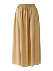 Oui Spódnica w kolorze karmelowym rozmiar: 44. Brązowe spódnice Oui, bez wzorów, z bawełny, midi. Za 197.63 zł.