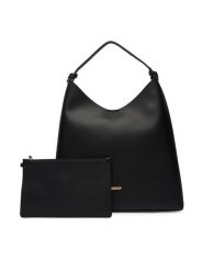 DKNY Torebka R54CAO07 Czarny. Czarne torebki klasyczne DKNY, bez wzorów, ze skóry, bez dodatków. Za 789.99 zł.