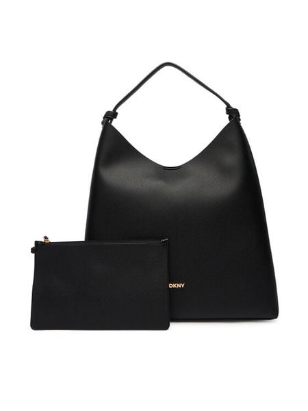 DKNY Torebka R54CAO07 Czarny. Czarne torebki klasyczne DKNY, bez wzorów, ze skóry, bez dodatków. Za 789.99 zł.