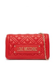 LOVE MOSCHINO Torebka JC5681PP1OLA0500 Czerwony. Czerwone torebki klasyczne Love Moschino, bez wzorów, ze skóry, bez dodatków. Za 639.99 zł.