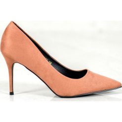 Diamantique brązowe Beżowe Szpilki. Brązowe szpilki Diamantique, bez wzorów, ze skóry ekologicznej, bez obcasa, na szpilce, bez zapięcia. Za 79.00 zł.