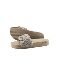 Klapki basenowe damskie Flip Flop Pool Weave. Brązowe klapki Flip Flop, bez wzorów, bez obcasa. W wyprzedaży za 110.00 zł.