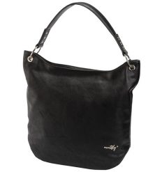 Torebka damska elegancka z metalowymi detalami – czarna 14L Meatfly. Czarne torby na ramię Meatfly, bez wzorów, z materiału, eleganckie, na ramię, bez dodatków. Za 186.99 zł.