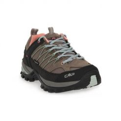 Buty trekkingowe damskie CMP Rigel Low. Brązowe trekkingi CMP, z materiału, trekkingowe. Za 307.00 zł.