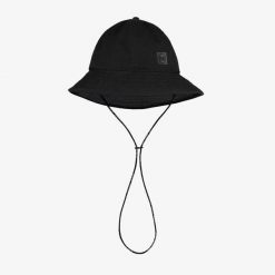 Kapelusz BUFF NMAD BUCKET HAT YSTE BLACK. Czarne kapelusze Buff, bez wzorów, z bawełny. Za 159.90 zł.