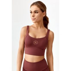 Stanik top sportowy treningowy szybkoschnący Rough Radical Sports Bra Hamptons. Brązowe bielizna sportowa ROUGH RADICAL, m, bez wzorów. W wyprzedaży za 110.41 zł.