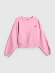 4F Bluza dresowa loose bez kaptura damska - różowa M. Czerwone bluzy 4f, m, bez wzorów, z dresówki, bez kaptura. Za 149.99 zł.