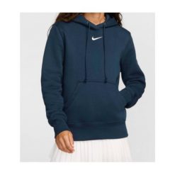 Bluza damska Nike Sportswear Phoenix Fleece. Niebieskie bluzy Nike, xl, bez wzorów, bez kaptura. Za 259.99 zł.