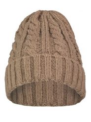 Eight2Nine Czapka w kolorze jasnobrązowym rozmiar: onesize. Brązowe czapki Eight2Nine, bez wzorów, z materiału. Za 59.26 zł.