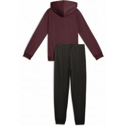 Młodzieżowy dres z bluzą z kapturem i zamkiem z poliestru PUMA Ruby Shimmer Red. Czerwona bluzy Puma, m, bez wzorów, z dresówki, z kapturem. Za 249.00 zł.