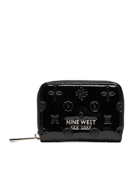 Nine West Portfel CEO-NW-W1-005-AW26 Czarny. Czarne portfele Nine West, bez wzorów, ze skóry. Za 69.99 zł.