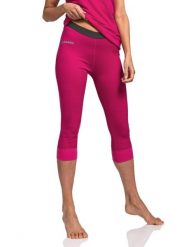 Legginsy termoaktywne 3/4 damskie Schöffel Sport Merino. Czerwone legginsy Schöffel, s, bez wzorów, z lyocellu, na fitness i siłownię. Za 349.99 zł.