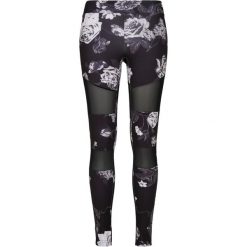 Legginsy Damskie Tech Flowers Mesh Insert. Brązowe legginsy Urban Classics, xl, bez wzorów, z meshu. Za 115.99 zł.