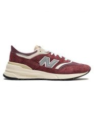New Balance Skórzane sneakersy "U997" w kolorze czerwonym rozmiar: 41,5. Czerwone trampki New Balance, bez wzorów, z materiału, bez zapięcia. Za 352.21 zł.