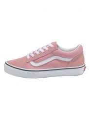 Vans Skórzane sneakersy "Old Skool" w kolorze jasnoróżowym rozmiar: 34,5. Różowe trampki Vans, bez wzorów, z materiału, bez zapięcia. Za 158.10 zł.
