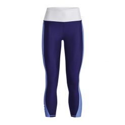 Legginsy fitness damskie Under Armour Blocked Ankle. Fioletowe legginsy Under Armour, xs, bez wzorów. Za 119.99 zł.