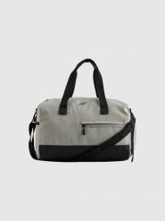 4F Torba treningowa (18 L) - szara Uniwersalny. Szare torby podróżne 4f, bez wzorów, z materiału, do ręki. Za 129.99 zł.