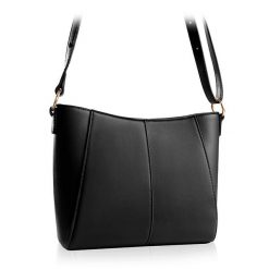 Torebka damska na ramię MILEY BETLEWSKI® czarny. Czarne torby na ramię bez wzorów, wizytowe, na ramię, bez dodatków. Za 76.26 zł.