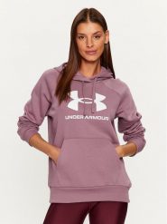 Under Armour Bluza Ua Rival Fleece Big Logo Hdy 1379501 Fioletowy Loose Fit. Fioletowe bluzy Under Armour, m, bez wzorów, z bawełny, bez kaptura. Za 329.99 zł.