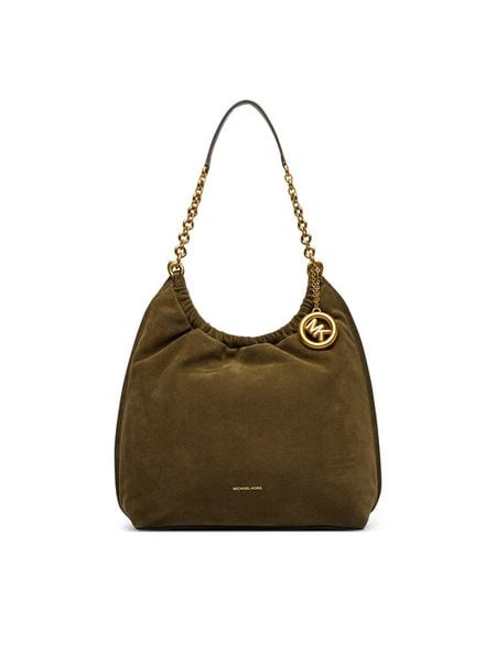 MICHAEL Michael Kors Torebka 30S6A15L7S Zielony. Zielone shopper MICHAEL Michael Kors, bez wzorów, ze skóry, bez dodatków. Za 1,779.00 zł.