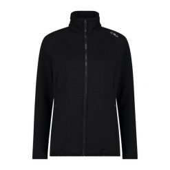 Bluza damska turystyczna CMP 34G2346. Czarne bluzy CMP, l, bez wzorów, z materiału, z kapturem. Za 302.60 zł.