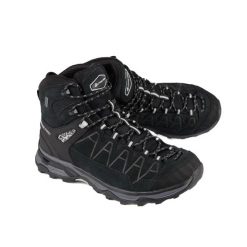 Buty trekkingowe unisex Alpine Pro Vete skórzane. Czarne trekkingi Alpine Pro, trekkingowe. W wyprzedaży za 299.00 zł.