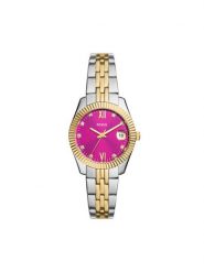 Fossil Zegarek Scarlette Mini ES5337 Złoty. Żółte, analogowe zegarki Fossil, złote. Za 499.99 zł.