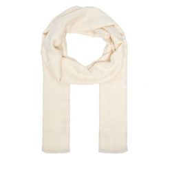 Szal Elisabetta Franchi. Białe szaliki Elisabetta Franchi, bez wzorów. Za 599.99 zł.