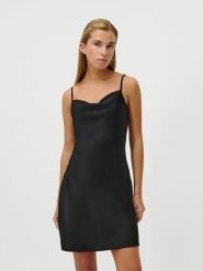 LeGer Sukienka "Letizia" w kolorze czarnym rozmiar: 34. Czarne sukienki LeGer, bez wzorów, bez kołnierzyka, bez ramiączek, mini. Za 100.99 zł.