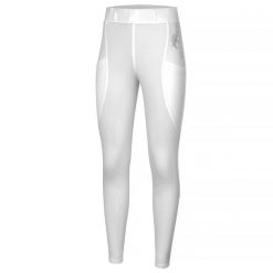 Legginsy do jazdy konnej damskie Start Kensington elastyczne, z pełnym lejem. Białe legginsy START, xs, bez wzorów. Za 212.99 zł.