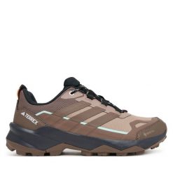 Trekkingi adidas. Brązowe trekkingi Adidas, z gore-texu, trekkingowe. Za 529.99 zł.