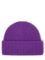 Marie Lund czapka z kaszmiru Kobiety Kaszmir lila, ONE SIZE. Czapki Marie Lund, bez wzorów, z kaszmiru. Za 349.95 zł.