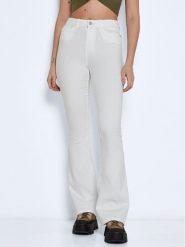 Noisy May Jeansy Sallie 27019305 Biały Slim Fit. Białe jeansy Noisy may, bez wzorów. Za 89.99 zł.
