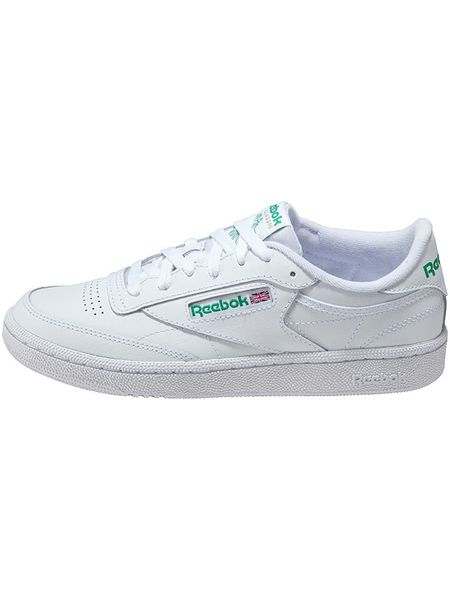 Reebok Skórzane sneakersy "Club C 85" w kolorze białym rozmiar: 39. Białe trampki Reebok, bez wzorów, bez zapięcia. Za 156.61 zł.