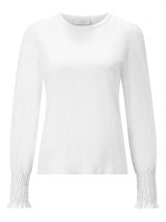 Rich&Royal Koszulka w kolorze białym rozmiar: L. Białe bluzki Rich&Royal, l, bez wzorów, z bawełny, bez kołnierzyka, bez ramiączek. Za 152.26 zł.