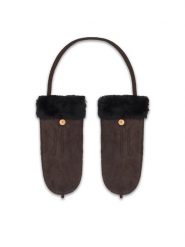 EMU Australia Rękawiczki Montana W7019 Brązowy ciemny. Brązowe rękawiczki EMU Australia, bez wzorów, z dzianiny. Za 514.99 zł.