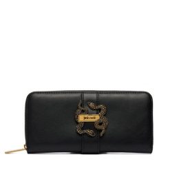 Portfel Just Cavalli. Czarne portfele Just Cavalli, bez wzorów. Za 429.99 zł.