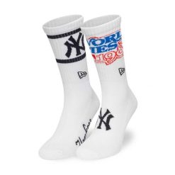 Skarpetki New York Yankees Crew. Białe skarpety New Era, bez wzorów. Za 107.00 zł.