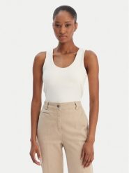 Marella Top Tiglio 2615941051 Écru Slim Fit. Topy Marella, l, bez wzorów, z syntetyku, bez kołnierzyka, bez ramiączek. Za 319.99 zł.