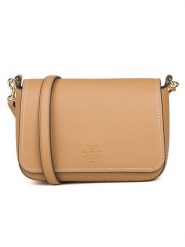 Tory Burch Skórzana torebka w kolorze beżowym - 24 x 15 x 9 cm rozmiar: onesize. Brązowe torby na ramię Tory Burch, bez wzorów, z materiału, na ramię, bez dodatków. Za 1,563.09 zł.