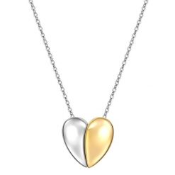 Yokoamii Naszyjnik Serce z pozlacanego mosiadzu Naszyjniki 1 ct Damski. Szare naszyjniki Yokoamii, posrebrzane. Za 149.99 zł.