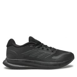 Buty do biegania adidas. Czarne obuwie sportowe Adidas, bez zapięcia, do biegania. Za 219.99 zł.