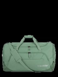 Torba sportowo-podróżna Kick Off XL 120 L dla dorosłych unisex. Zielone torby na ramię Travelite, bez wzorów, z materiału, sportowe, na ramię, bez dodatków. Za 215.08 zł.