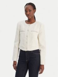 Guess Marynarka W6RL54 WJ632 Écru Regular Fit. Marynarki i żakiety Guess, m, z aplikacjami, z syntetyku. Za 699.99 zł.