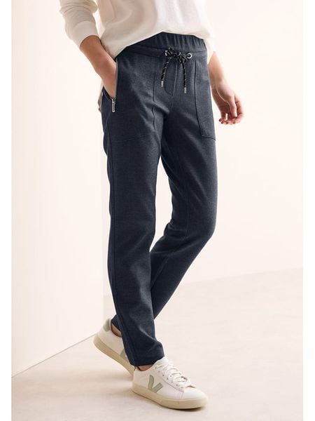 Cecil Spodnie dresowe w kolorze niebieskim rozmiar: XL/L28. Niebieskie spodnie dresowe Cecil, l, bez wzorów, z dresówki. Za 100.52 zł.