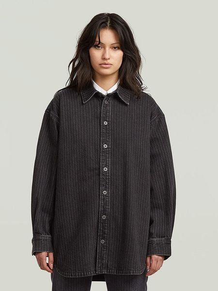 G-Star Koszula w kolorze czarnym rozmiar: S. Czarne koszule G-Star, s, bez wzorów, z bawełny, retro, bez kołnierzyka, bez ramiączek. Za 269.95 zł.