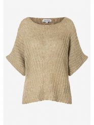 More & More Sweter w kolorze beżowym rozmiar: 44. Brązowe swetry More & More, bez wzorów, ze splotem, bez ramiączek. Za 159.95 zł.
