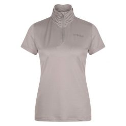 Damska koszulka do jazdy konnej HV Polo Lumiere. Szare koszulki polo HV POLO, bez wzorów, bez kołnierzyka, bez ramiączek. Za 251.50 zł.